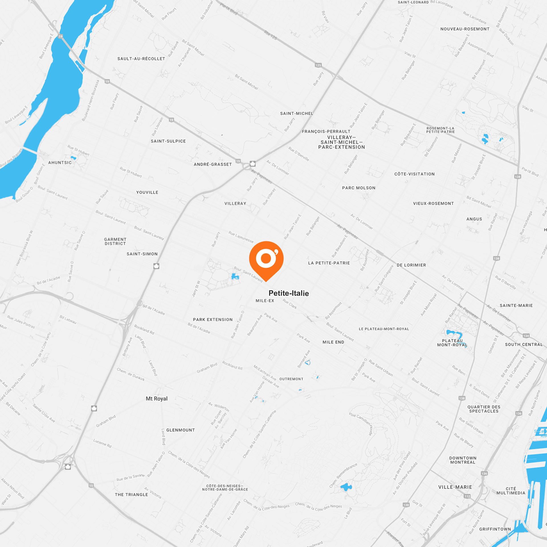 O'Tacos map of locations